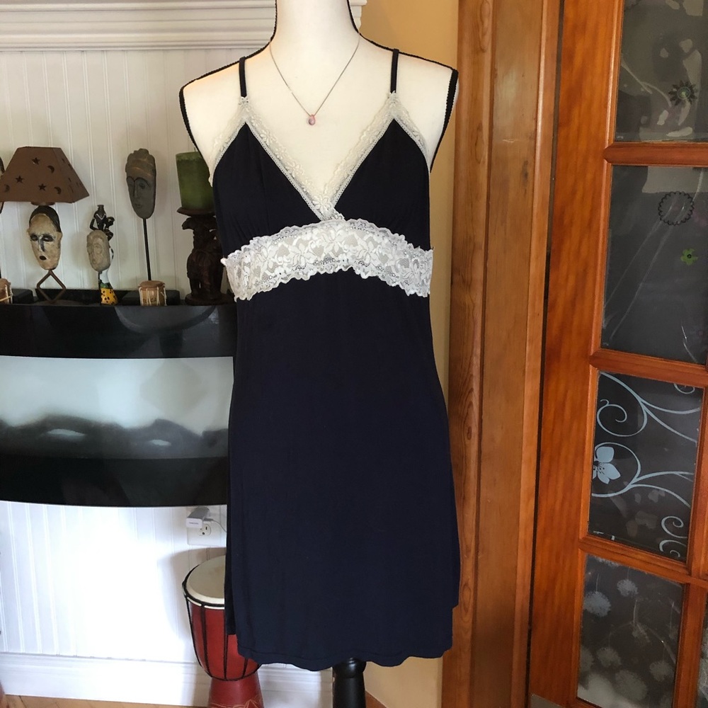 Navy sleep gown SZ L